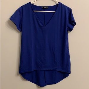 High Low Royal Blue Tee Shirt